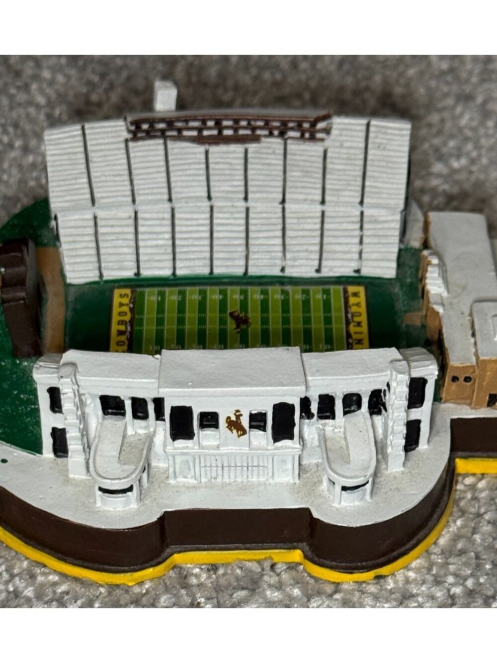 70th Season of War Memorial Stadium Sculpture Wyoming Cowboys Success Promotions